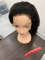 Kualitas terjamin harga grosir rambut Virgin Remy manusia Wig renda penuh transparan untuk rambut India alami Beli pemasok India