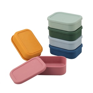 Passe au lave-vaisselle et au micro-ondes, 1 compartiment Boîte à bento en silicone - Product Image 2