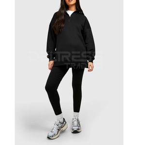 550 et 330 GSM poids lourd Premium femmes survêtements nouveaux sweats pantalons ensemble séchage rapide 100% coton co-ords adultes - Product Image 3