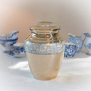 การฌาปนกิจศพทองเหลืองของมนุษย์สำหรับเถ้ามนุษย์สำหรับผู้ใหญ่ - Product Image 4