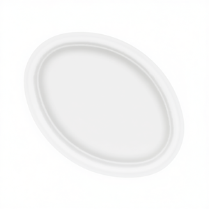 Piatto Ovale Monouso 9x6'' - Product Image 2