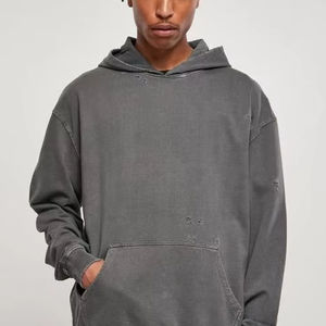 Oversized Hoodie, 330g Ecosmart Fleece Sweatshirt, Cotton-Blend Fleece Hooded Sweatshirt, MID-Weight Zip Hooded <b>Jacket</b> - Product Image 1