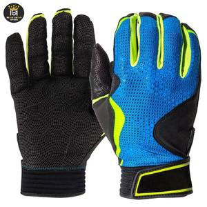 Gants de frappeur de baseball de différentes couleurs prix de gros gants de baseball en cuir véritable pour la vente en ligne - Product Image 1