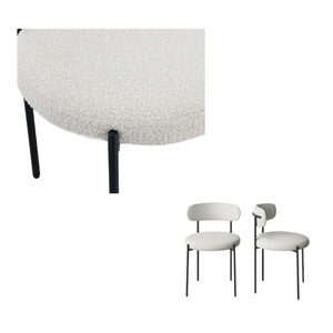 Luxury Modern Accent <b>Chair</b> Solid Back Boucle Side <b>Chair</b> Living Room Furniture Home Furniture Sofa Metal Base <b>Velvet</b> <b>Chair</b> - Product Image 5