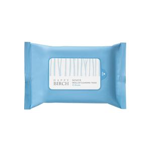 Lingettes démaquillantes naturelles For Happy Birch, 15 feuilles, 96g, pour un nettoyage en profondeur, stockeuse pour 36 jours, exp. 36 - Product Image 1