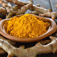 Label pribadi 100% jumlah besar bubuk cumcumi-cumi alami murni bubuk Curcuma Longa rempah-rempah tunggal & rempah-rempah kunyit bubuk akar anda-anna DO
