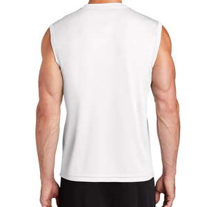Débardeurs sans manches pour hommes, Muscle Fit couleur unie avec logo personnalisé à prix abordable 100% débardeur en coton pour hommes - Product Image 3