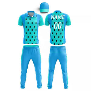 Uniformes de Cricket Estampados de Poliéster Sostenible de Alta Calidad para Hombres, Mujeres y Niños con Logotipo de Color Personalizado, OEM/ODM Disponible - Product Image 4