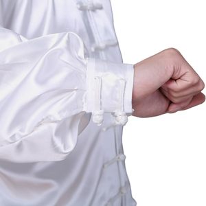 Uniformes chinos tradicionales de Tai Chi, ropa de Kung Fu, conjunto de manga larga Unisex, botones de rana y cuello mandarín, cintura elástica - Product Image 6