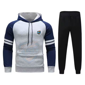 Hot Selling Fashionable Slim Fit <b>Men</b> Tracksuit Training Wear Comfortable <b>Pullover</b> <b>Men</b> Tracksuit - Product Image 1