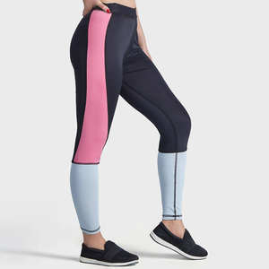 Pantalones de Yoga para mujer que absorben el sudor de Pakistán, pantalones de Yoga transpirables de cintura alta para mujer, pantalones de Yoga elásticos de cuatro vías de secado rápido para mujer - Product Image 4
