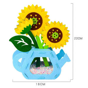 Kits d'outils de construction de modèles, puzzle de construction de pots de fleurs, puzzle de construction - Product Image 4