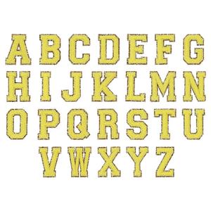 Parches Bordados Personalizados con Letras Varsity Verdes para Bordado y Parches Bordados para Artículos de Eventos para Hombre o Mujer - Product Image 5