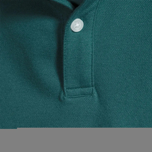 Camisa de Golf Premium para Hombre, 100% Algodón Jersey, Cuello Abotonado, Manga Corta, Transpirable, Casual, Verano, Corte Ajustado, Estilo Urbano, OEM 180g - Product Image 6