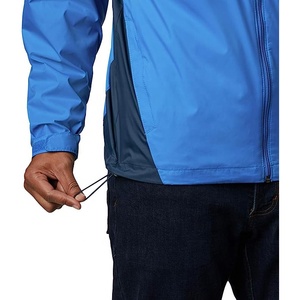 2026 New Men's Hooded Bomber <b>Jacket</b> Customized Breathable Waterproof 100% Polyester Outdoor Fashionable Custom Logo Print Thin - Product Image 5