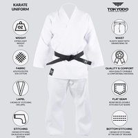 Kimono de BJJ unisexe en coton de qualité supérieure avec logo personnalisé et couleur sur mesure pour uniformes de judo, karaté, MMA et service OEM