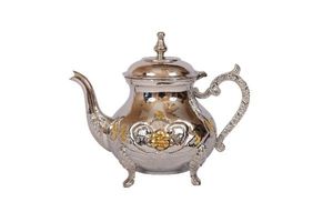 Samovar de latón con tetera y plato para taza, ollas de agua y hervidores, juego de jarras para beber, atractivo personalizado para todas las estaciones, no compatible - Product Image 3