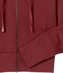 En stock Pull à capuche zippé Quarter Gym Sportswear Haut de survêtement pour femme Sweat à capuche court Design personnalisé HOODI - Product Image 2