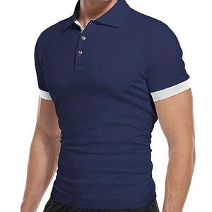 เสื้อโปโลผู้ชายระบายอากาศได้ดีและใส่สบายกันหดเสื้อโปโลสั่งทำโลโก้ได้ - Product Image 2