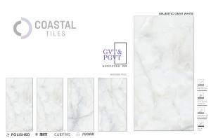 AAA + Grade 600x1200mm กระเบื้องพอร์ซเลน pgvt กระเบื้องพื้นน้ำแข็งสีขาวโอนิกซ์แบบคลาสสิกที่ทันสมัย - Product Image 5