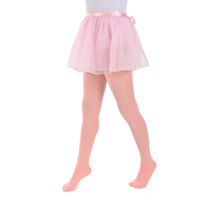 Paket Pakaian Tari Latihan Tulle 3-Potong untuk Anak-anak dengan Pinggang Elastis dan Desain Jala 3D untuk Panggung & Penari