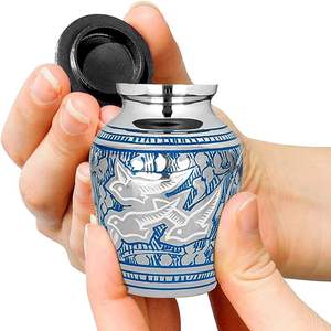 Wholesale Supply Outstanding Quality 100% Aluminum Material <b>Keepsake</b> Cremation Urns <b>for</b> Bulk Purchasers - Product Image 1
