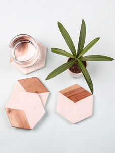 Faizacraft Posavasos de pizarra de piedra natural Accesorios de cocina antideslizantes por categoría Alfombrillas y almohadillas - Product Image 3