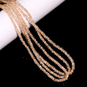 ลูกปัดควอตซ์ทองแดงลูกปัดเหลี่ยมเพชรพลอยทองแดงเคลือบทองแดงลูกปัดควอทซ์ทองแดงสำหรับทำเครื่องประดับลูกปัดอัญมณีหลวม - Product Image 3