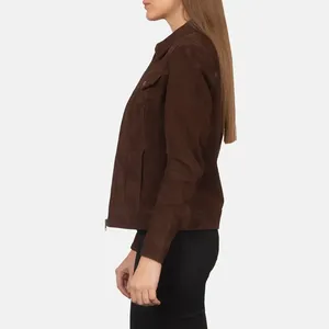 เสื้อคลุมหนังกลับสำหรับผู้หญิง - Product Image 2