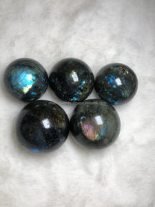 High Quality Natural <b>Crystal</b> Flashy Labradorite <b>Sphere</b> Wholesale Quartz Agate Stone Bulk Polished Gemstone ball Love Healing - Product Image 2