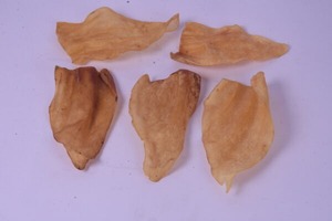 Buffalo Dry Ear Dog Chews Natural Safe Healthy Pet Food 100% Blanqueado/Ahumado Oreja de vaca Faizacraft - Product Image 2