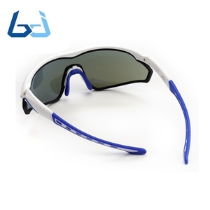 Borjye J131D Lunettes de soleil bi-injectées sans monture à lentille noire pour le sport - Product Image 3