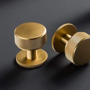 Solid build brass knobs for kitchen drawers reliable grip furniture <b>hardware</b> longterm usage solution choice - Product Image 3