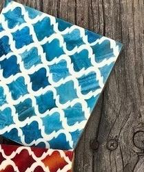 Posavasos Cuadrados de Nogal con Incrustaciones de Hueso, Estilo Mughal, Ecológicos y Clásicos, de Alta Demanda, para Decoración de Sala de Estar y Regalos - Product Image 3