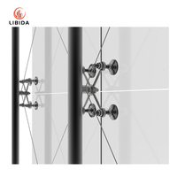 Système de bâtonnets de bâtiment pour façade en verre Mur-rideau vitré pour vitrage structurel unitaire