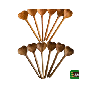 Utensilio de madera de bambú de cocina de Venta caliente, cuchara de corazón para mezclar, cuchara agitadora para hornear de mango largo (Elysia WA + 84789310321) - Product Image 6