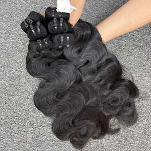 Vague de corps dans les cheveux de trame, cheveux 100% humains, cheveux bruts cambodgiens - Product Image 1