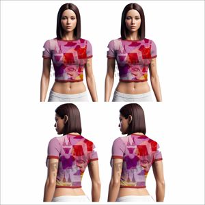 Camisetas Cortas para Mujer, Uso en Exteriores, Camisetas Cortas para Mujer Más Vendidas, Ropa, MOQ Bajo - Product Image 6