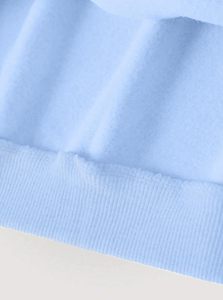 Sweat-shirt ample à col en V unisexe à la mode pull surdimensionné décontracté Streetwear haut baggy en coton doux à ourlet côtelé - Product Image 2