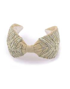 Bandeau de cheveux en perles fait main de luxe, accessoire de cheveux élégant pour femmes pour les occasions spéciales à prix avantageux - Product Image 5