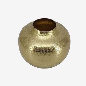 Vase à fleurs en fer pour la décoration intérieure Vase à texture en forme de pot moderne pour salon et décoration de table - Product Image 2