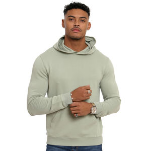 Sudadera con Capucha de Lujo 2026 para Hombre, Personalizada con Logotipo, de Poliéster/Algodón, Forro Polar, Ajuste Delgado, Antipilling, Teñido Liso, Venta al por Mayor a Granel - Product Image 1