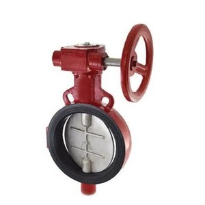 Válvula de Mariposa Manual de Hierro Fundido de Alta Calidad para la Industria Petrolera y Tratamiento de Aire, Disco de Hierro SG, Eje SS-410, Revestimiento de EPDM, ODM - Product Image 2