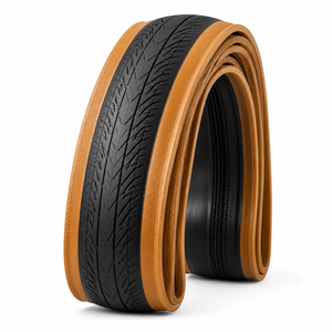 Pneu de vélo pliant rétro marron 16x1-3/8 (349) 20x1.35 (406) 20x1-3/8 (451) Gumwall pour <span class=keywords><strong>Brompton</strong></span> Dahon - Product Image 1