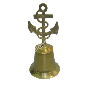 Campana decorativa Titanic, las campanas náuticas de latón más vendidas, campana de mano de lujo chapada en oro de latón brillante, precios de venta calientes - Product Image 4