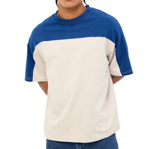 เสื้อยืดโอเวอร์ไซส์ทรงหลวม ดีไซน์แผงไหล่ตก ลายพิมพ์เก๋ ขายดีสำหรับฤดูร้อน ผลิตจากผ้าฝ้าย 100% รับสกรีนโลโก้ - Product Image 1