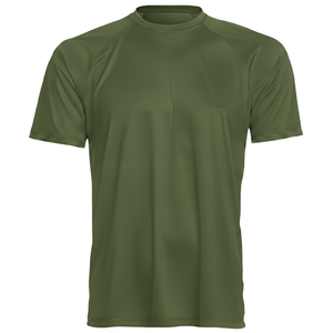 T-shirt de sport pour homme, coupe ample, en spandex/polyester, UPF50+, respirant, séchage rapide, pour la course à pied et la musculation - Product Image 1
