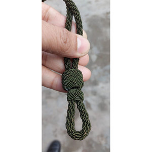 Cordón de silbato de seda de poliéster 100%, cordón de uniforme ceremonial personalizado con diseño en blanco, cordón de hombro uniforme OEM - Product Image 5