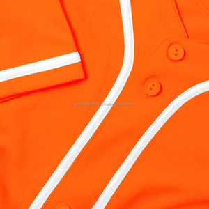 2024 Customized High Quality Two Button Jersey Breathable Baseball & Softball All Team Wear Sportswear - Product Image 5