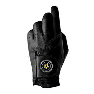 Custom OEM Men's Cabretta Leather Golf <b>Gloves</b> with Hook & Loop Closure High Grip Performance Sweat Resistant for Outdoor Sports - Product Image 6